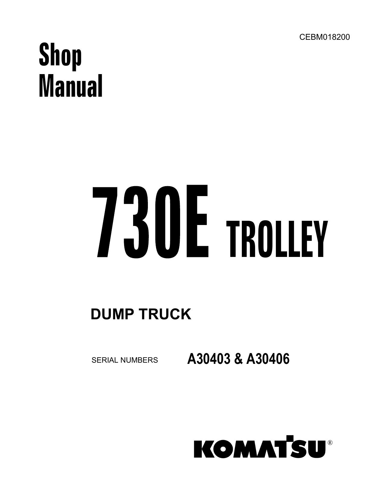 730E Shop Manual